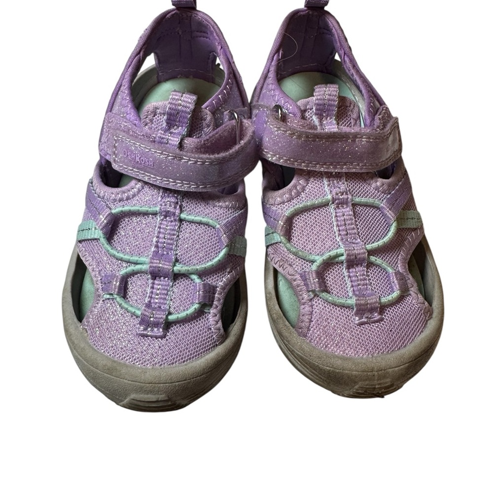 OshKosh B'gosh Lavender Kids Sandals - Picture 2 of 4